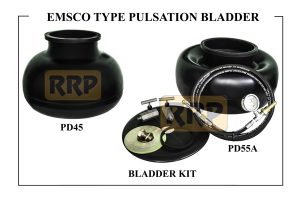 EMSCO pulsation bladder, Pulsation Bladder, Pulsation Dampener Bladder, Pulsation Dampener replacement parts, Pulsation bladder and kits, K20 pulsation bladder
