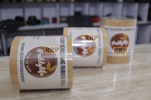 Close-up of high-quality Paddylife rice rubber rollers by RRP India